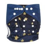 Reusable baby Washable Cloth Diapers with Adjustable Snap Buttons Multi Color Mix and Max