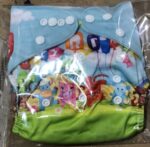 ⁦Reusable baby Washable Cloth Diapers with Adjustable Snap Buttons Multi Color Mix and Max⁩ - الصورة ⁦7⁩