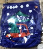 ⁦Reusable baby Washable Cloth Diapers with Adjustable Snap Buttons Multi Color Mix and Max⁩ - الصورة ⁦9⁩