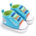 Baby Shoes - Mix and Max - Colors: Blue, Jeans, and Red - Sizes: 3 M to 6 M 11 cm, 6 M to 9 M 12 cm, 9 to 12 M 13 cm - Image 3