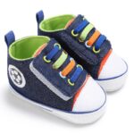 Baby Shoes - Mix and Max - Colors: Blue, Jeans, and Red - Sizes: 3 M to 6 M 11 cm, 6 M to 9 M 12 cm, 9 to 12 M 13 cm - Image 2