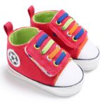 Baby Shoes - Mix and Max - Colors: Blue, Jeans, and Red - Sizes: 3 M to 6 M 11 cm, 6 M to 9 M 12 cm, 9 to 12 M 13 cm