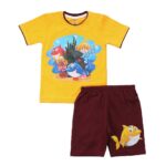 Kid Cotton 100% Pajama size 1 Year to 5 Years Old (5 Sizes) - Code 1045 - Mix and Max - Sizes: From 1 Y to 5 Y