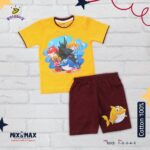 ⁦Kid Cotton 100% Pajama size 1 Year to 5 Years Old (5 Sizes) - Code 1045 - Mix and Max - Sizes: From 1 Y to 5 Y⁩ - الصورة ⁦5⁩