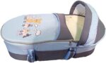Portable Baby Carrycot Lightweight travel Bed Carrycot newborn ( Bear on Train Light Blue color ) - Sizes: 0-12 M - Mix and Max - Image 9