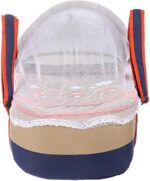 Portable Baby Carrycot Lightweight travel Bed Carrycot newborn ( Bear on Train Orange Blue color ) - Sizes: 0-12 M - Mix and Max - Image 7