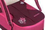 ⁦Portable Baby Carrycot Lightweight travel Bed Carrycot newborn ( Fly Fushia color ) - Sizes: 0-12 M - Mix and Max⁩ - الصورة ⁦4⁩