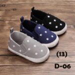 Baby Shoes 3 Sizes 1/2/3 (from Zero to 18 Months) #D06 - Mix and Max - Sizes: 0-6 M 11cm, 6-12 M 12cm, 12-18 M 13cm