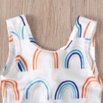 ⁦Girls One Piece Swimsuit (4 sizes From 6M to 4Y) # A - Mix and Max - Sizes: From 2-3 Y to 12-18 M⁩ - الصورة ⁦3⁩