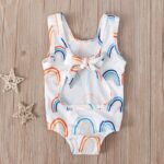 ⁦Girls One Piece Swimsuit (4 sizes From 6M to 4Y) # A - Mix and Max - Sizes: From 2-3 Y to 12-18 M⁩ - الصورة ⁦2⁩