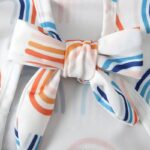 ⁦Girls One Piece Swimsuit (4 sizes From 6M to 4Y) # A - Mix and Max - Sizes: From 2-3 Y to 12-18 M⁩ - الصورة ⁦4⁩