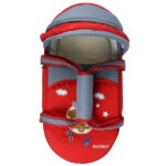 Portable Baby Carrycot Lightweight travel Bed Carrycot newborn ( Bear on Moon Red color ) - Sizes: 0-12 M - Mix and Max - Image 7