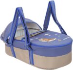 Portable Baby Carrycot Portable Bed Lightweight Carrycot ( Bear on Moon Blue color ) - Sizes: 0-12 M - Mix and Max - Image 4