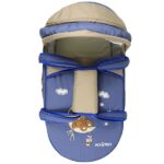 Portable Baby Carrycot Portable Bed Lightweight Carrycot ( Bear on Moon Blue color ) - Sizes: 0-12 M - Mix and Max - Image 6