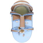 Portable Baby Carrycot Portable Bed Lightweight Carrycot ( Bear on Moon Light Blue color ) - Sizes: 0-12 M - Mix and Max - Image 9
