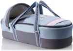 Portable Baby Carrycot Lightweight travel Bed Carrycot newborn ( Fish Light Blue color ) - Sizes: 0-12 M - Mix and Max - Image 7