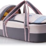 Portable Baby Carrycot Lightweight travel Bed Carrycot newborn ( Fish Pink color ) - Sizes: 0-12 M - Mix and Max
