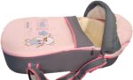 Portable Baby Carrycot Lightweight travel Bed Carrycot newborn ( Fish Pink color ) - Sizes: 0-12 M - Mix and Max - Image 9
