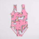 Girls 1 Piece Swimsuit (5 sizes From 3M to 6Y) # A - Mix and Max - Sizes: From M 2-3 Y to XXL 5-6 Y