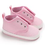 Baby Shoes 3 Sizes 1/2/3 (from Zero to 18 Months) #C499 - Mix and Max - Colors: Grey, Navy Blue, and Pink - Sizes: 3 M to 6 M 11 cm, 6 M to 9 M 12 cm, 9 to 12 M 13 cm - Image 3