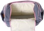 Mix and Max Baby Changing Diaper Large Shoulder bag with embroidery ( Bear on Train Pink ) - Image 6