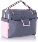 Mix and Max Baby Changing Diaper Large Shoulder bag with embroidery ( Bear on Train Pink ) - Image 4