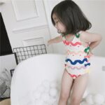 Girls One Piece Swimsuit (4 sizes From 3M to 4Y) # A - Mix and Max - Sizes: From 2-3 Y to 12-18 M