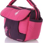 Mix and Max Baby Changing Diaper Large Shoulder bag with embroidery ( Fly Fushia )