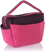 Mix and Max Baby Changing Diaper Large Shoulder bag with embroidery ( Fly Fushia ) - Image 11