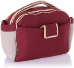 Mix and Max Baby Changing Diaper Large Shoulder bag with embroidery ( Jungle dark Red ) - Image 3