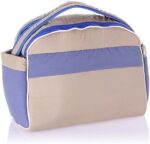 Mix and Max Baby Changing Diaper Large Shoulder bag with embroidery ( Bear on Moon Blue ) - Image 3