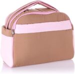 Mix and Max Baby Changing Diaper Large Shoulder bag with embroidery ( Bear on Moon Pink) - Image 3