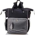 Diaper Backpack organized Large stylish bag waterproof suitable for travel with many pockets Mix and Max