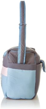 Mix and Max Baby Changing Diaper Large Shoulder bag with embroidery ( Fish Light Blue ) - Image 4