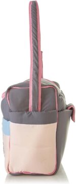 Mix and Max Baby Changing Diaper Large Shoulder bag with embroidery ( Fish Pink ) - Image 5