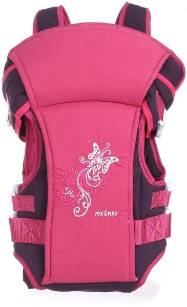 313-2.jpg Baby Carrier 4 Positions 4 in 1 (Fushia # 320) - Mix and Max - Sizes: 0-24 M - Image 1
