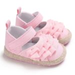 Baby Shoes - Mix and Max - Colors: Jeans and Pink - Sizes: 3 M to 6 M 11 cm, 6 M to 9 M 12 cm, 9 to 12 M 13 cm - Image 3
