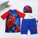 Boys 3 Pieces Swimsuit (4 sizes From 2Y to 12Y) # AS - Mix and Max - Sizes: From L 2-4 Y to XXL 7-9 Y