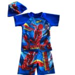 Boys 3 Pieces Swimsuit (4 sizes From 3Y to 10Y) # A - Mix and Max - Sizes: From M 3-4 Y to XXL 9-10 Y