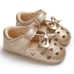 Baby Shoes - Mix and Max - Colors: Gold, Navy Blue, Pink, and White - Sizes: 3 M to 6 M 11 cm, 6 M to 9 M 12 cm, 9 to 12 M 13 cm - Image 3