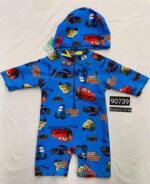 ⁦Baby One Piece Salobet Swimsuit (3 sizes From Zero to 18M) # A - Mix and Max - Sizes: 0-6 M, 12-18 M, 6-12 M⁩ - الصورة ⁦2⁩