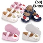 Baby Shoes 3 Sizes 1/2/3 (from Zero to 18 Months) #B183 - Mix and Max - Sizes: 0-6 M 11cm, 6-12 M 12cm, 12-18 M 13cm