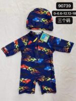 Baby One Piece Salobet Swimsuit (3 sizes From Zero to 18M) # A - Mix and Max - Sizes: 0-6 M, 12-18 M, 6-12 M - Image 2