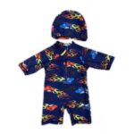 Baby One Piece Salobet Swimsuit (3 sizes From Zero to 18M) # A - Mix and Max - Sizes: 0-6 M, 12-18 M, 6-12 M