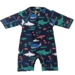 Baby One Piece Salobet Swimsuit (3 sizes From 12 to 24M) # A - Mix and Max - Sizes: 12 M, 18 M, 24 M