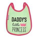 Multi-colors Printed Bib with diaper back Average size 27*19cm (2 Pieces) Girl g - Mix and Max - Colors: Fuchsia, Grey, and Light Blue - Sizes: 0-18 - Image 25