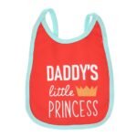 Multi-colors Printed Bib with diaper back Average size 27*19cm (2 Pieces) Girl g - Mix and Max - Colors: Fuchsia, Grey, and Light Blue - Sizes: 0-18 - Image 21