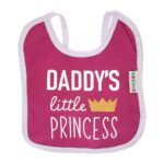 Multi-colors Printed Bib with diaper back Average size 27*19cm (2 Pieces) Girl g - Mix and Max - Colors: Fuchsia, Grey, and Light Blue - Sizes: 0-18 - Image 15