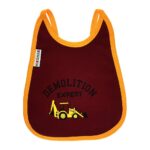 Multi-colors Printed Bib with diaper back size 27*19cm (2 Pieces) Boys b - Mix and Max - Colors: Fuchsia, Grey, and Light Blue - Sizes: 0-18 - Image 33