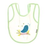 ⁦Multi-color Bib with embroidery diaper back size 38*29cm (2 Pieces) - Mix and Max - Colors: Fuchsia, Grey, and Light Blue - Sizes: 0-18⁩ - الصورة ⁦29⁩